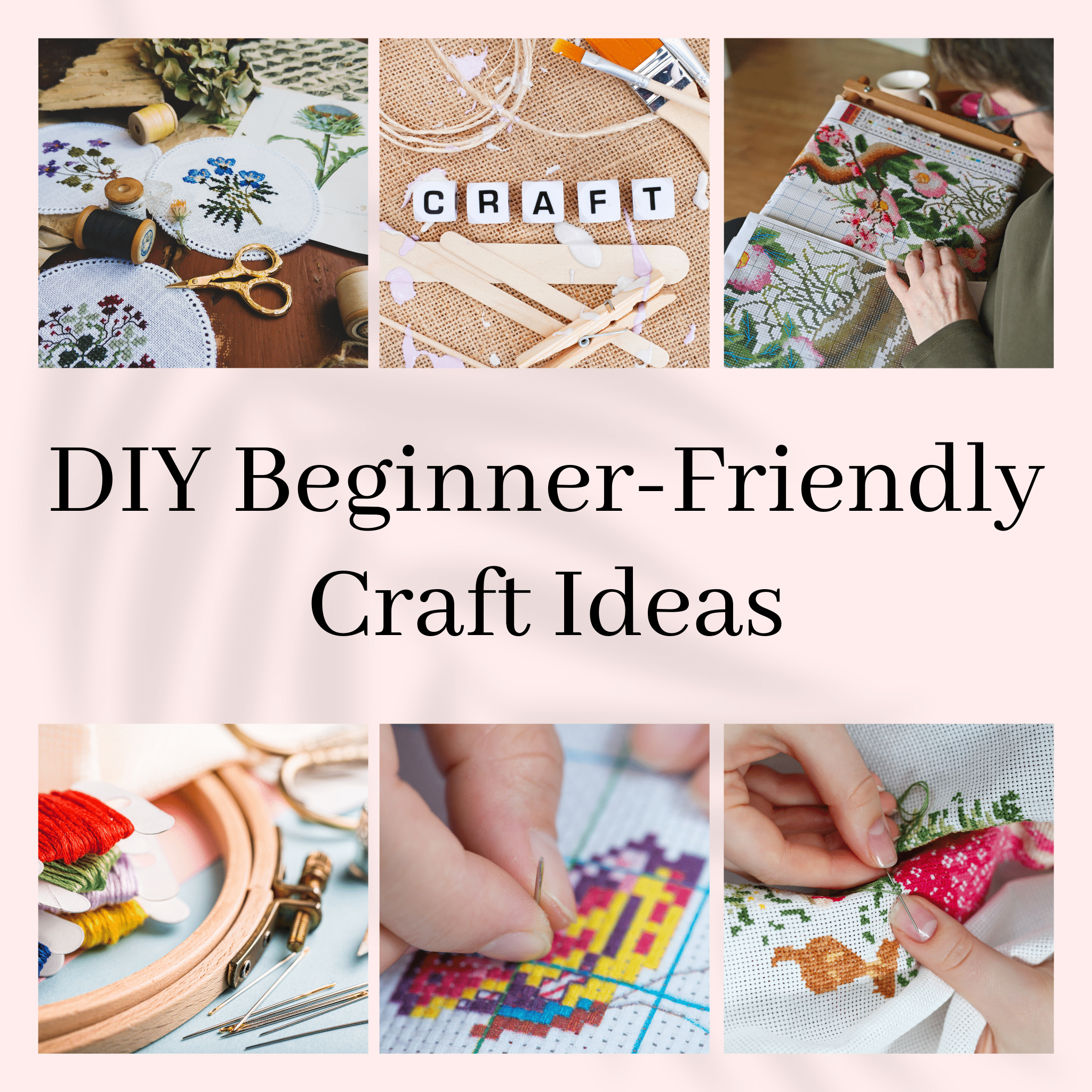 DIY Beginner-Friendly Craft Ideas for Every Stitch Lover - November Studio by Linh