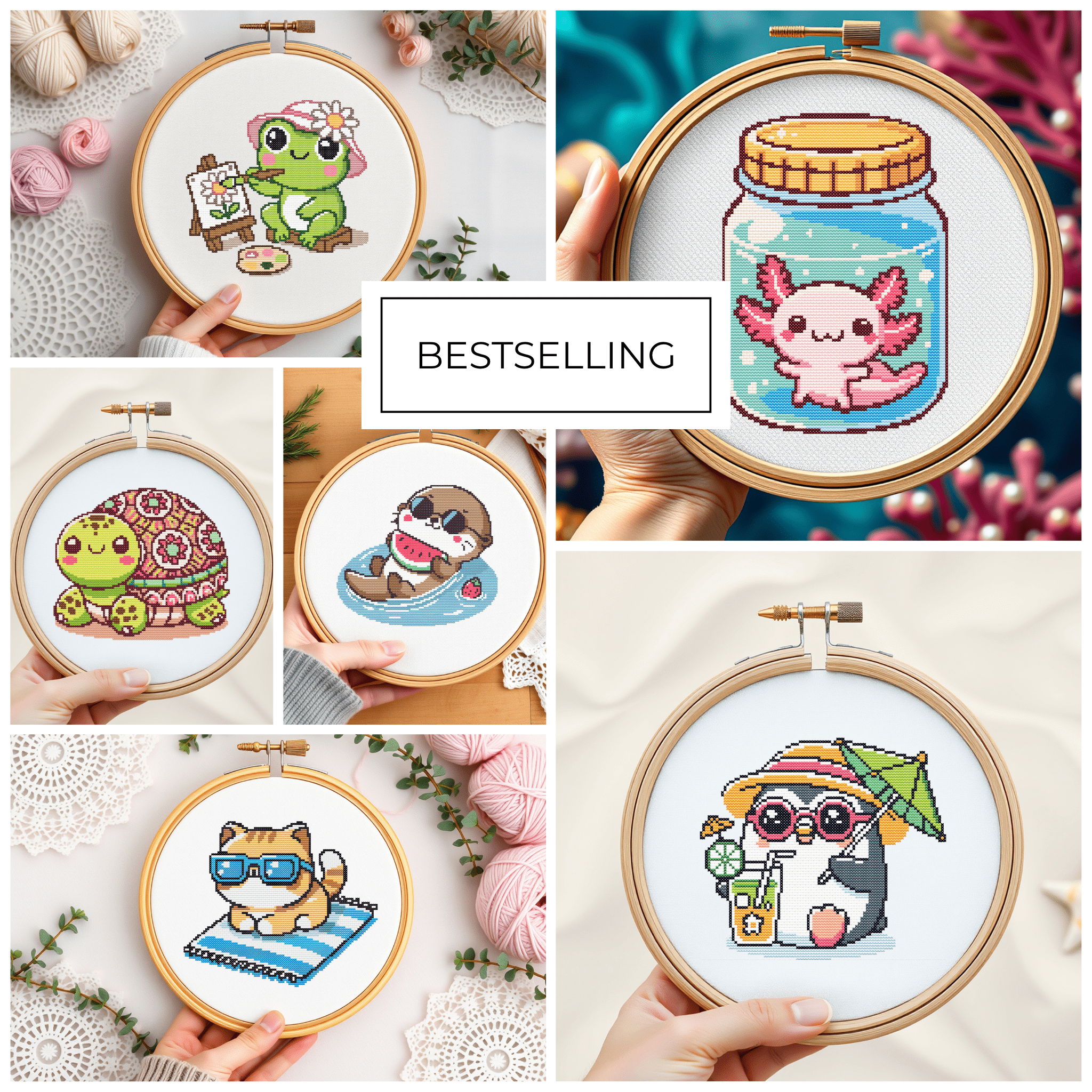 Bestselling Cross Stitch Pattern PDF - November Studio by Linh