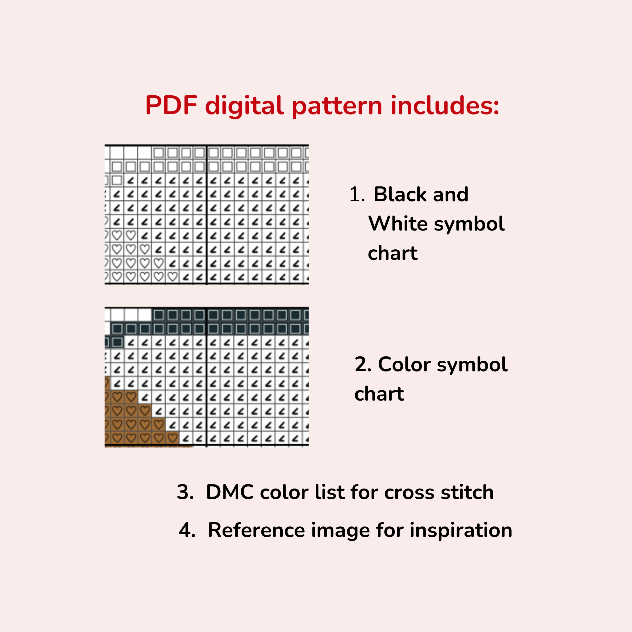 Axolotl Digital Cross Stitch Pattern PDF