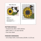 Digital Cat Cross Stitch Pattern PDF - November Studio by Linh